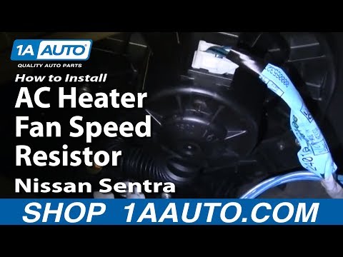 How To Install Replace AC Heater Fan Speed Resistor Nissan Sentra 00-06 1AAuto.com