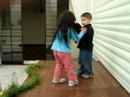 Tommy, Briana & Black Monkey Playing