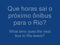 Brazilian Portuguese Language Phrases - Airport, Bus Station Brazilian Portuguese Language Phrases - Airport, Bus Station