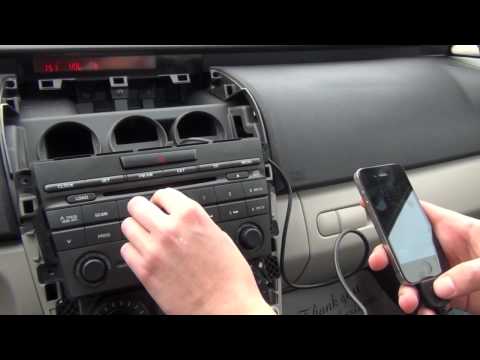 GTA Car Kits – Mazda CX7 2007, 2008, 2009, 2010, 2011, 2012 install of iPhone, iPod and iPad adapter