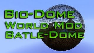 Minecraft: Bio-Dome 40MINUTE Battle-Dome w/Mitch&Friends (Biosphere Mod)