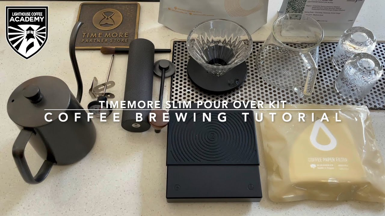 TIMEMORE Slim Pour Over Kit Coffee Brewing Tutorial