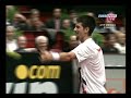 Djok's smile after his own mistake