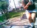 UP SKIRT. Toalla Sanitaria Bajo La Falda 5.