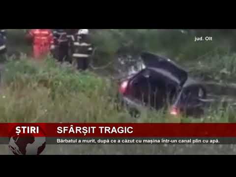 Un bărbat a murit, după ce a căzut cu mașina într-un canal cu apă