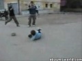 Chutando Bola de areia e pula cela mortal (Pegadinha)
