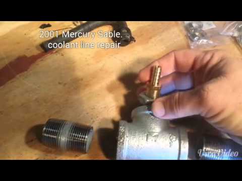 2001 Mercury Sable coolant leak repair