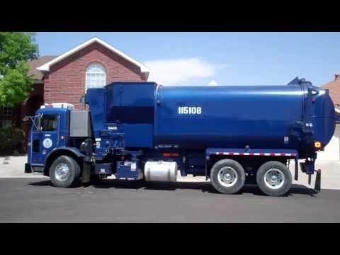 3 Amrep Ellepticals Garbage Trucks in one neighborhood - The Last video of Joe Mora