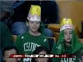 nba announcers get on a tangent about fever pitch, and who sings sweet caroline