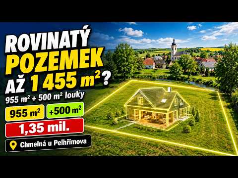 Video Stavební pozemek č.2 na RD v Chmelné, Nová Cerekev u Pelhřimova.