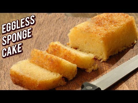 Basic Sponge Cake Recipe – Homemade Eggless Sponge Cake – Baking Recipe For Beginners – Bhumika
