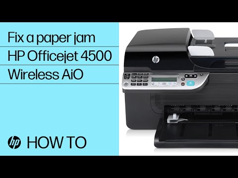 how to setup hp officejet 4500 wireless