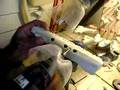 carving a maori whale bone flute