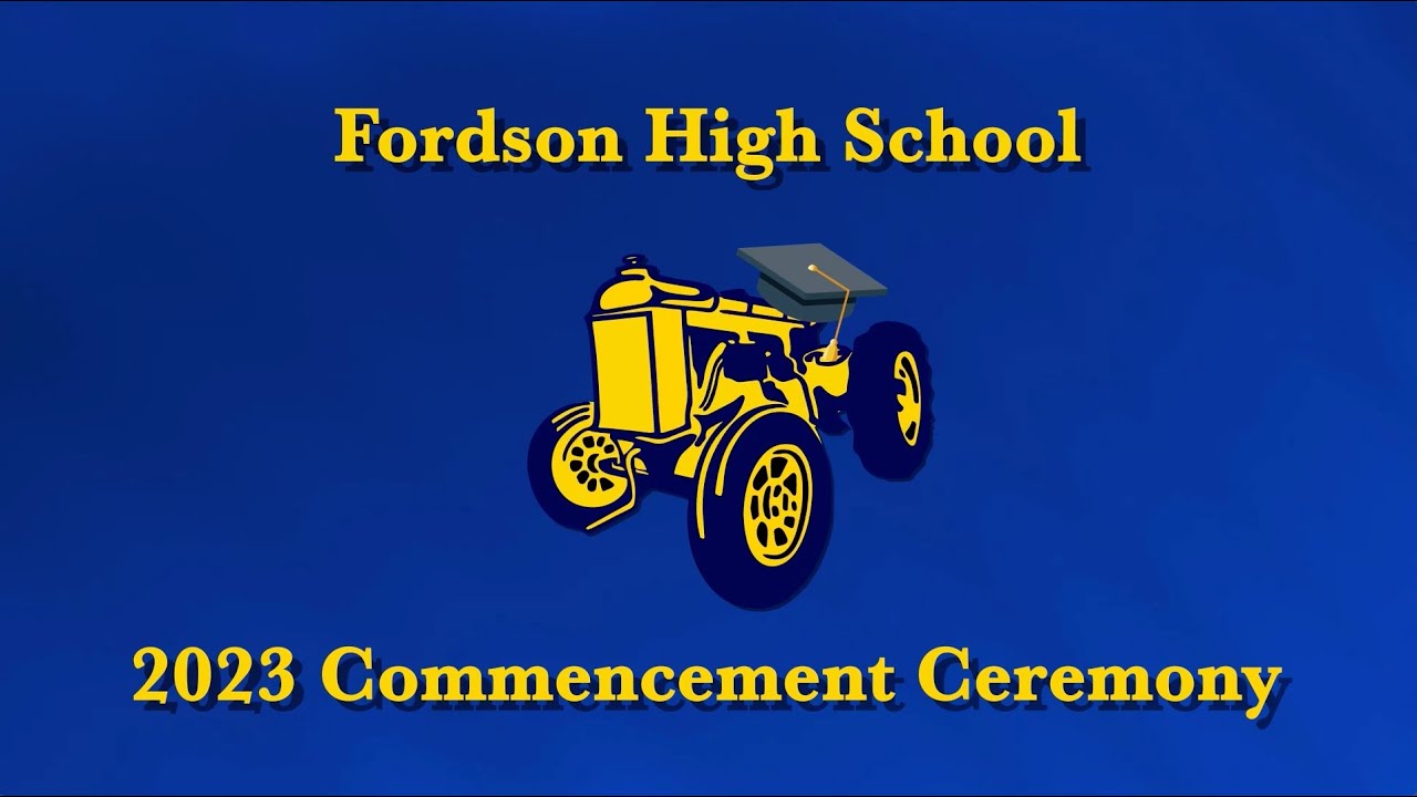 Fordson High School 2023 Commencement Ceremony Part 1 The First Bell