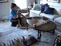 Crazy Dominoes Falling Down