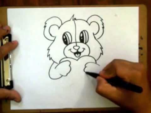 how to draw teddy bear