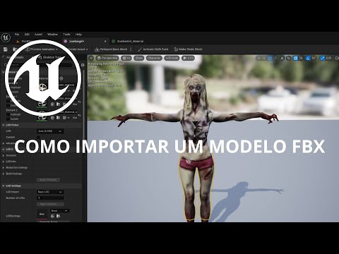 Como Importar modelos FBX na UNREAL 5.2