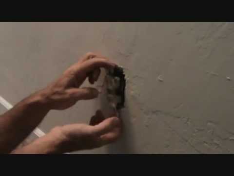 how to fasten electrical box