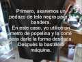 Hechura de bandera xD