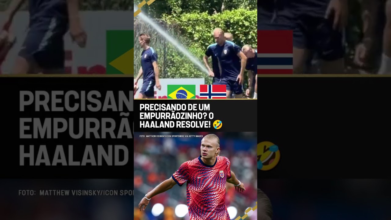 PRECISANDO DE UM EMPURRÃOZINHO? O HAALAND RESOLVE! #shorts