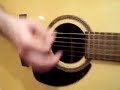 Cours de guitare, 18e leçon : exercices à la main droite Cours de guitare, 18e leçon : exercices à la main droite
