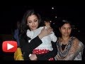 Aishwarya Rai Bachchan -  Aaradhya Leave For Cannes 2013