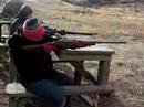 Natalie Shooting the Rifles