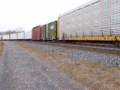 CN eastbound St-Henri,lot of autoracks