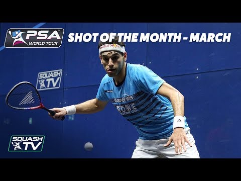 Squash: Shot of the Month The Contenders - March 2018
