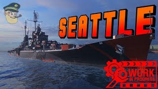 Seattle - New T9 LIGHT CRUISER USA || gameplay and STATS || World of Warships