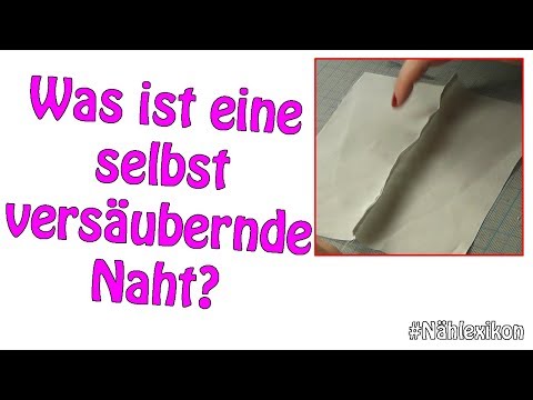 Was ist eine selbst versäubernde Naht?  | #Nählexikon | Dots Designs | Nähen für Anfänger