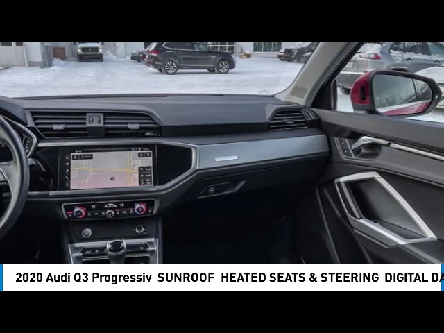 2020 Audi Q3 Progressiv | SUNROOF | HEATED SEATS & STEERING in Cars & Trucks in Strathcona County