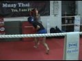 Training at Muay Thai Fitness, Dec 2006