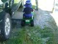 Drake's first 4-wheeler