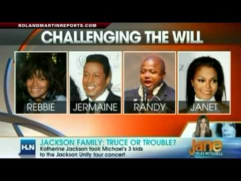 jackson family - Roland Martin, Jen Heger, Alan Duke and HLN's Jane Velez-Mitchell discuss the latest developments in the Jackson family drama, the Jackson siblings attemptin...