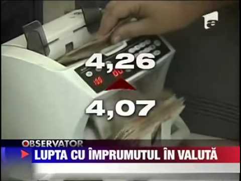 Deprecierea leului loveste in cei cu credite in valuta