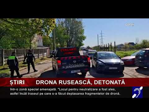 Drona rusească, detonată