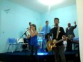 Rafal e a lora cantando/ Musica: Deus Forte.