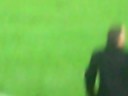 arriv�e de charles villeneuve a la fin du match
