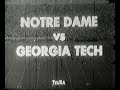 1953 Notre Dame vs. Georgia Tech