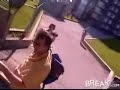 Father Assaults Skateboarding Kids