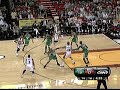 Michael Beasley dunks on Kendrick Perkins (11/29/09)