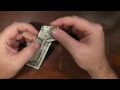 Видеосхема оригами из денег - кролик
