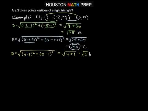 how to prove a triangle is a right triangle