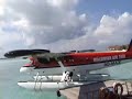 Maldives Seaplane Departure From Summer Island
