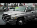 2000 Dodge Ram 3500 SLT 6 Cyl. Turbo Diesel Quad Cab Long Be