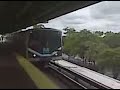 Miami Metrorail Train Arriving