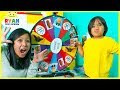 Ryan plays Kids movie Toys Spinning wheels game with Disney surprise toys Ryan plays Kids movie Toys Spinning wheels game with Disney surprise toys