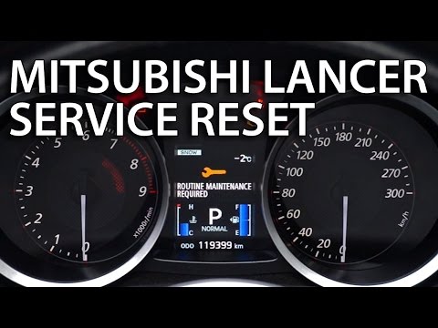 how to reset oil evo x