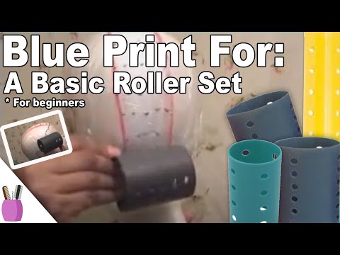 How To Roller Set Relaxed or Natural Hair: The Basic Blue Print (Part 1)